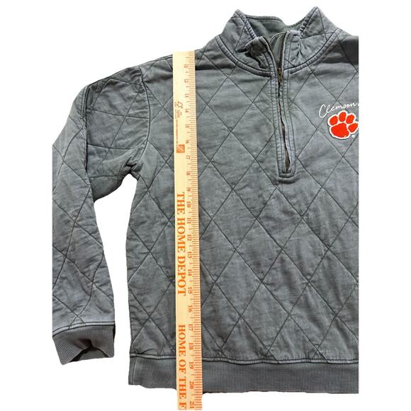 Gameday Couture Women’s XS Charcoal Clemson Tigers Chic Quilted Jacket - Picture 2 of 6